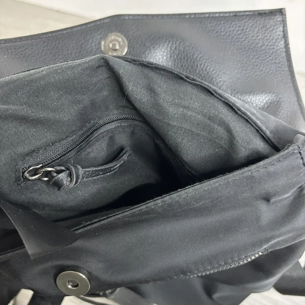 BOTKIER Vintage black Backpack Daypack Shoulder Bag Purse Vintage Trigger Canvas - Picture 10 of 11